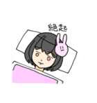 うさぎ可愛し女の子（個別スタンプ：20）
