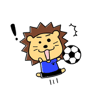サッカーライオンのスタンプ（個別スタンプ：11）