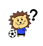サッカーライオンのスタンプ（個別スタンプ：12）