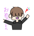マッシュの男の子だよっ！！（個別スタンプ：3）