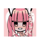 ピンク猫  ❣️（個別スタンプ：1）