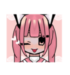 ピンク猫  ❣️（個別スタンプ：3）
