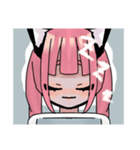 ピンク猫  ❣️（個別スタンプ：5）