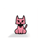 ピンク猫  ❣️（個別スタンプ：8）