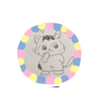 隣のコズちゃんと三毛猫ピコちゃん（個別スタンプ：1）