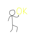 棒人間の日常 No.1（個別スタンプ：5）