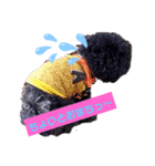 汗かきワンコ組（個別スタンプ：3）