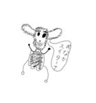 画伯の動物王国ver.1（個別スタンプ：1）