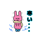 くまとうさぎの毎日スタンプ（個別スタンプ：19）