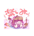 ピクピクン先生が私を描いてくれたスタンプ（個別スタンプ：4）