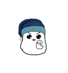 気高き文鳥ばーぶ雪さん くらしっく（個別スタンプ：1）