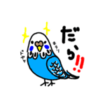 インコのハルとメメ32個（個別スタンプ：31）
