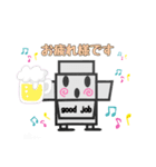 足場のコマさん（個別スタンプ：3）