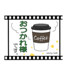 映像フィルムスタンプ【early late】（個別スタンプ：3）