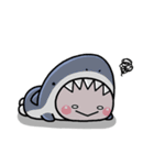 ももまるのサメさん♡スタンプ（個別スタンプ：35）