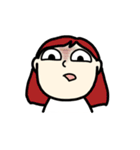 表情豊かな女の子だよ（個別スタンプ：3）