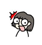表情豊かな女の子だよ（個別スタンプ：6）