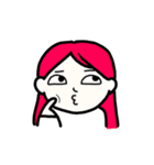 表情豊かな女の子だよ（個別スタンプ：12）