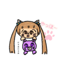 ツインテールのねこ（個別スタンプ：2）
