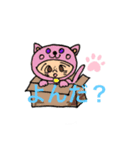 ツインテールのねこ（個別スタンプ：3）