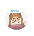 ツインテールのねこ（個別スタンプ：6）