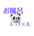 【立体パンダ】中学生がよく使うスタンプ（個別スタンプ：24）