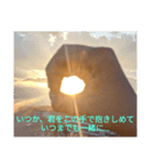 今日の夕日は君みたいに美しいよ！おんっ♪（個別スタンプ：7）