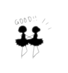 Little Ballerina！！リトルバレリーナ！！（個別スタンプ：6）