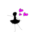 Little Ballerina！！リトルバレリーナ！！（個別スタンプ：9）