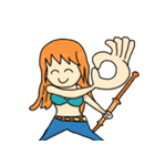 にこにこ ONE PIECE スタンプ（個別スタンプ：4）