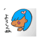日焼けガールふれんずっ（個別スタンプ：5）