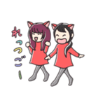 にゃんにゃん一族スタンプ（個別スタンプ：4）