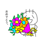 毛が3本くん 6（個別スタンプ：1）