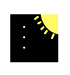 風景と文字（個別スタンプ：6）