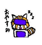 舌のしまい方を忘れたレッサーパンダれさ夫（個別スタンプ：4）