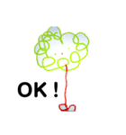 ゆうちゃんの絵のスタンプ(デジタルVer.)（個別スタンプ：3）