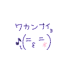 顔文字part①（個別スタンプ：15）