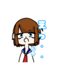ピアス女子（個別スタンプ：7）