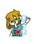 ピアス女子（個別スタンプ：8）