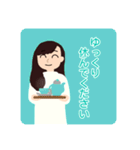 ミント好き女子の日常（個別スタンプ：19）