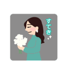 ミント好き女子の日常（個別スタンプ：37）
