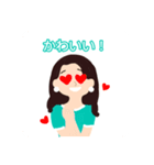 ミント好き女子の日常（個別スタンプ：38）