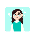 ミント好き女子の日常（個別スタンプ：40）