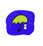のらりくらりのしろくまさんと仲間たち（個別スタンプ：4）