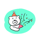のらりくらりのしろくまさんと仲間たち（個別スタンプ：5）
