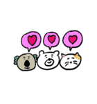 のらりくらりのしろくまさんと仲間たち（個別スタンプ：22）