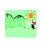 エビっこフレンズ(ケムケム)（個別スタンプ：3）