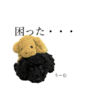 使える！黒ぷースタンプ☆（個別スタンプ：15）