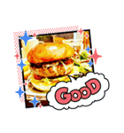ハンバーガーだよ（個別スタンプ：1）
