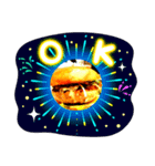 ハンバーガーだよ（個別スタンプ：5）